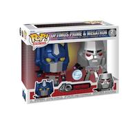 Funko Pop! Retro Toys: Transformers - Optimus Prime/Megatron 2 Pack - Metallic - Transformers Classic - Collectable Vinyl Figure - Gift Idea - Official Merchandise - Toys for Kids & Adults - TV Fans