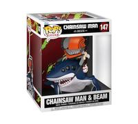 Funko POP! Ride Deluxe: Chainsaw Man: Reze - Chainsaw Man & Beam - Collectable Vinyl Figure - Gift Idea - Official Merchandise - Toys For Kids & Adults - Model Figure for Collectors and Display