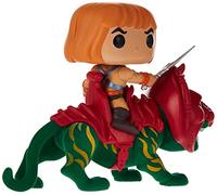 He-Man on Battlecat Flocked US Exclusive Pop! Ride