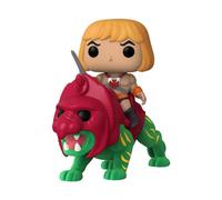 He-Man on Battlecat Flocked US Exclusive Pop! Ride