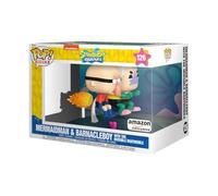 Funko POP! Rides Deluxe: Spongebob Squarepants - Mermaid Man & Barnacle Boy With Invisible Car - Amazon Exclusive - Collectable Vinyl Figure - Gift Idea - Official Merchandise - TV Fans