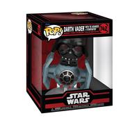 Funko Darth Vader Star Wars Deluxe Rides With Tie Advanced Starfighter Figure Multicolor,Clear Kids