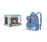 Funko Pop Rides Deluxe Stitch Rocket - Lilo & Stitch Collectible Figure, Disney Heady Backpack 24.5×29 cm 8L Blue