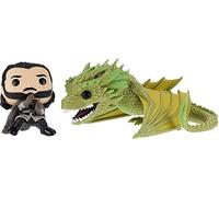 Funko POP! Rides: Game Of Thrones-Jon Snow With Rhaegal - Collectable Vinyl Figure - Gift Idea - Official Merchandise - Toys for Kids & Adults - TV Fans - Model Figure for Collectors and Display