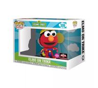 Funko POP Rides: Sesame Street Elmo on Trike Flocked 2024 Target Con Exclusvie Vinyl Figure, Red