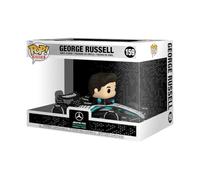 Funko POP! Rides Super Deluxe: Mercedes-Benz - George Russell | Official Merch - Collectable Vinyl Figurine for Shelf Display - Birthday Gift Idea for Fans and Collectors