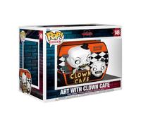 Funko POP! Rides Super Deluxe: Terrifier - Café with Art - Clown Café | Official Merch - Collectable Vinyl Figurine for Shelf Display - Birthday Gift Idea for Fans and Collectors