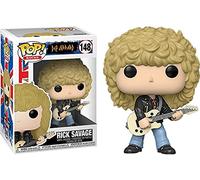 Funko POP! Rocks - Def Leppard - Rick Savage - Collectable Vinyl Figure - Gift Idea - Official Merchandise - Toys for Kids & Adults - Music Fans - Model Figure for Collectors and Display