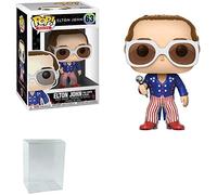 Funko Pop Rocks: Elton John - Red, White, and Blue Vinyl Collectible Figure + Pop Protector