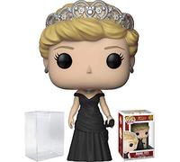funko Pop Royals: The Royal Family - Diana Princess of Wales Vinyl Figure (Bundled with Pop Box Protector Case)