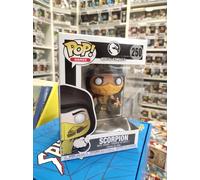 Funko Pop Scorpion 250 - Mortal Kombat X Games Original Vinyl + Protector