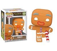 Funko Pop Shrek + Protector: DreamWorks 30th Anniversary Pop! Movies Vinyl Figure (Gift Set Bundled with ToyBop Brand Box Protector Collector Case) (Gingy Gingerbread Man with Candycane)
