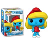 Funko Pop Smurfette + Protector: The Smurfs Pop! TV Animation Vinyl Figure (Collector Gift Set Bundled with ToyBop Brand Box Protector Case) (Smurfette Red Dress Chase)