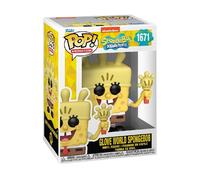 Funko POP! TV: SpongeBob SquarePants 25th - SpongeBob with Glove Light | Official Cartoon/Animation Merch - Collectable Vinyl Figurine for Shelf Display - Birthday Gift Idea for Fans and Collectors