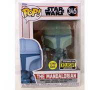 Funko Pop Star Wars 345 The Mandalorian Glow In The Dark Entertainment Earth