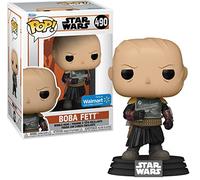 Funko Pop Star Wars Mandalorian | Boba Fett (without Helmet) #490