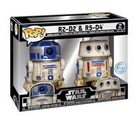 Funko POP! Star Wars Celebration 2023 R2-D2 and R5-D4 Vinyl Bobblehead Set 2-Pack 2023 Galactic Convention Exclusive