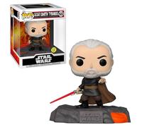 Star Wars Red Saber Series Darth Tyranus Gitd Exclusive Pop #522 Vinyl Figure