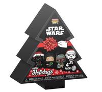 FUNKO POP: STAR WARS - HOLIDAY TREE BOX POCKET 4PK