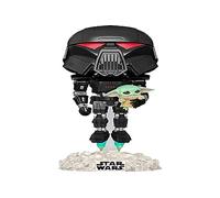 Funko Pop! Star Wars: Mandalorian - Dark Trooper With Child - Glow In the Dark - Star Wars: the Mandalorian - Collectable Vinyl Figure - Gift Idea - Official Merchandise - Toys for Kids & Adults