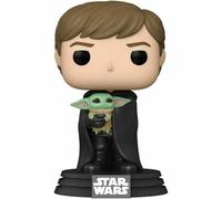 Funko Pop Star Wars Mandalorian Luke with Child Grogu Vinyl Figure #482 58290