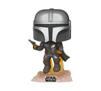 Funko POP Star Wars Mandalorian The Mandalorian Flying with Blaster (Exclusive)