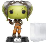 Funko POP Star Wars: Rebels - Hera Syndulla Vinyl Figure (Bundled with Compatible Box Protector Case), Multicolored, 3.75 inches