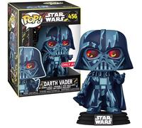 Funko POP! Star Wars Retro Art Exclusive Darth Vader #456 w/ Acrylic Case