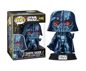 Funko POP Star Wars Retro Art Exclusive Darth Vader #456 w/ Acrylic Case One Si