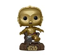 Star Wars - Return Of The Jedi 40th: C3PO In Chair POP! Booble-Head - Funko Pop Onesize