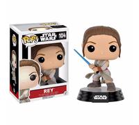 Funko Pop Star Wars: The Force Awakens - Rey with Lightsaber #104