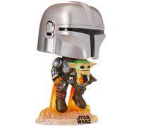 POP Star Wars The Mandalorian Mando Flying with Jetpack Standard