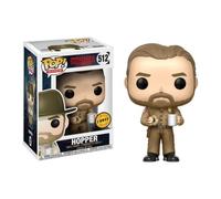Funko POP Stranger Things Hopper With Donut Chase #512 + Pop Protector