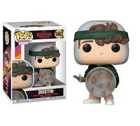 Funko Pop Stranger Things Season 4 (Wave 3) + Protector: Pop! TV Vinyl Figure (Gift Set Bundled with ToyBop Box Protector Collector Case) (Hunter Dustin w/Shield)