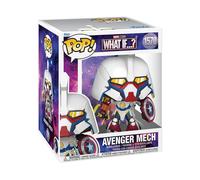 Funko Pop! Marvel What If.? Super Mech Super Sized Figure 15 Cm White