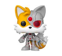 Funko Pop! Heroes: Justice League & Sonic - Tails/Cyborg Hybrid/Cyborg - Sonic + DC Comics - Collectable Vinyl Figure - Gift Idea - Official Merchandise - Toys for Kids & Adults - Video Games Fans