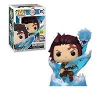 Funko Pop Tanjiro Kamado with Dragon Demon Slayer Exclusive GITD Figure