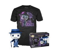 Funko Pop! & Tee: Batman - (1989) - the Joker - M - Batman 1989 - T-Shirt - Clothes With Collectable Vinyl Figure - Gift Idea - Toys and Short Sleeve Top for Adults Unisex Men and Women - Movies Fans