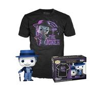 Funko Pop! & Tee: Batman - (1989) - the Joker - S - Batman 1989 - T-Shirt - Clothes With Collectable Vinyl Figure - Gift Idea - Toys and Short Sleeve Top for Adults Unisex Men and Women - Movies Fans