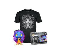 POP! & Tee: Corpse Bride - Emily - Blacklight - Medium - Warner Bros - T-Shirt - Clothes With Collectable Vinyl Figure - Gift Idea - Toys and Short