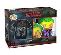 Funko POP! & Tee: DC - Joker CC - Medium - T-Shirt - Clothes With Collectable Vinyl Figure - Gift Idea - Toys and Short Sleeve Top for Adults Unisex Men and Women - Official Merchandise