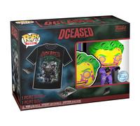 Funko - Pop! & Tee - DC Joker CC - Short Sleeve T-Shirt with Collectable Vinyl Figure - Small (S)