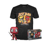 Funko POP! & Tee: Deadpool - Deadpool & Wolverine - XL - T-Shirt - Clothes With Collectable Vinyl Figure - Gift Idea - Toys and Short Sleeve Top for Adults Unisex - Official Merchandise - Movies Fans