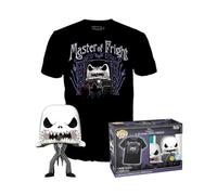 Funko Pop! & Tee: Disney - Jack Skellington - Medium - Disney: the Nightmare Before Christmas - T-Shirt - Clothes With Collectable Vinyl Figure - Gift Idea - Toys and Short Sleeve Top for Adults Men