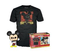 Funko Pop! & Tee: Disney - Mickey Mouse - Diamond Glitter - Medium - T-Shirt - Clothes With Collectable Vinyl Figure - Gift Idea - Toys and Short Sleeve Top for Adults Unisex Men and Women - TV Fans