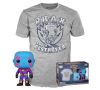 Funko Pop!&Tee: Guardians Of the Galaxy - Drax - Large - (L) - Hot Christmas - T-Shirt - Clothes With Collectable Vinyl Figure - Gift Idea - Toys and Short Sleeve Top for Adults Unisex Men and Women