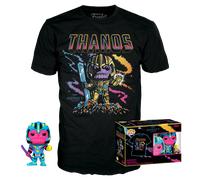 Funko Pop! & Tee: Marvel - Thanos (Blacklight) T-Shirt Set