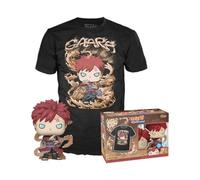 Funko Pop! & Tee: Naruto - Gaara - Glow In the Dark - M - Naruto Shippuden - T-Shirt - Clothes With Collectable Vinyl Figure - Gift Idea - Toys and Short Sleeve Top for Adults Unisex Men and Women
