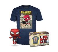 Funko POP! & TEE Spider-Man Comic Cover (Metallic) - Marvel