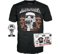 Funko Pop! & Tee: Star Wars - Stormtrooper (Silver Metallic) And T-Shirt Set